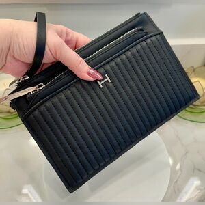 Halston - Black Nesting Zipper Pouches - VGUC